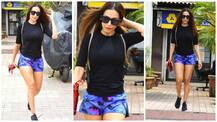 PICS: Yummy-mummy Malaika Arora spotted outside gym flaunting her TONED LEGS!