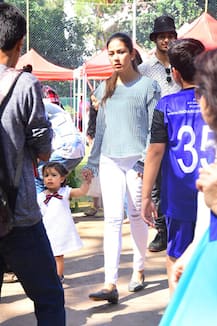 PICS! 'Dhadak' actor Ishaan Khatter spends Sunday with niece Misha Kapoor and Bhabhi Mira Rajput!