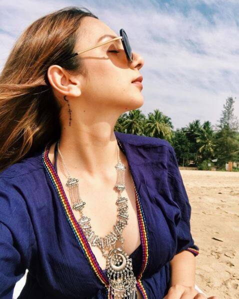 Before Goa the gorgeous babe was spotted chilling in Gokarna, Karnataka, scroll down for pics from her stylish vacation 