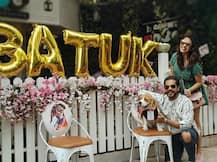 PICS: Kishwer Merchantt & Suyyash Rai celebrate their DOG Batuk's FIRST BIRTHDAY in a GRAND bash!