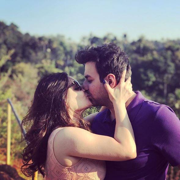 'Diya Aur Baati Hum' & 'Tu Sooraj Main Saanjh Piyaji' actress Kanica Maheshwari with hubby Ankur Ghai. (Photo: Instagram)