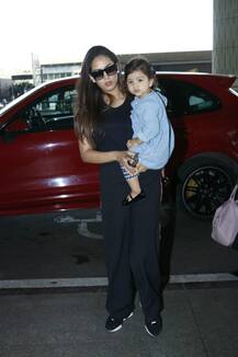 PICS: Shahid Kapoor's baby girl Misha spotted with mommy Mira looking SUPER CUTE as always!