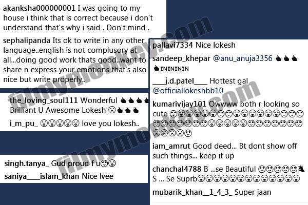 It's sad to see though that there are some hate-comments on her post but there are also those who are lauding her actions and positivity wins over negativity finally! Check out fans' reactions on her pictures.