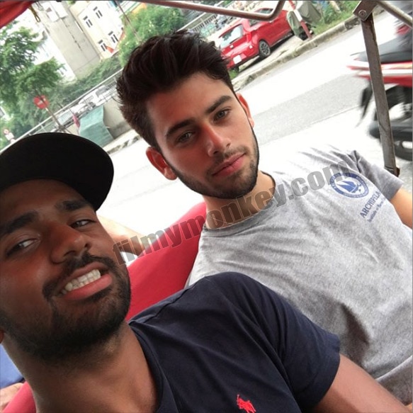 Here we see Harry Gillis who has shed a lot of weight, posing with another friend of their as they vacation in Hanoi, Vietnam.