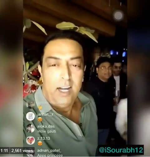 This party saw the presence of not one or two but total four winners from the previous BB seasons hanging out together. One being the Bigg Boss 3 winner Vindu Dara Singh who's been in limelight with his super active participation in the online gossips-updates during BB 11. It was apparently Vindu's party where these contestants were invited too. Vindu also did LIVE from the bash that was put up from Shilpa Shinde's verified Instagram profile last night.