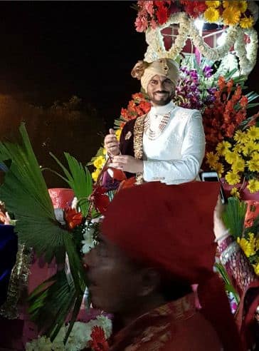 When asked why he did not announce the wedding by a leading daily, Gaurav says,