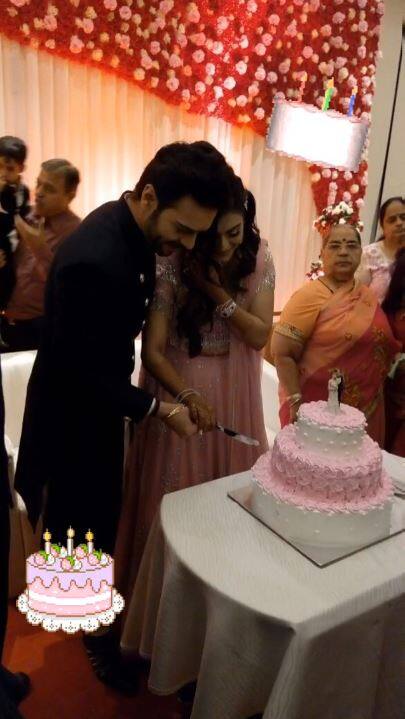 The couple's engagement ceremony was attended by their families & close-friends. (Photo: Instagram)