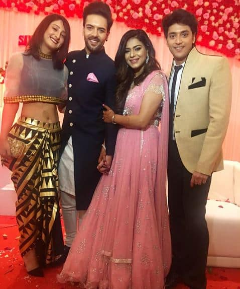TV couple Kinshuk Vaidya & actress girlfriend Shivya Pathania also attended the ceremony. Shivya posted this picture on Instagram with the caption, 