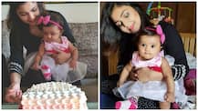 PICS: Pooja Sharma celebrates sixth-month birthday of baby girl Viyana!
