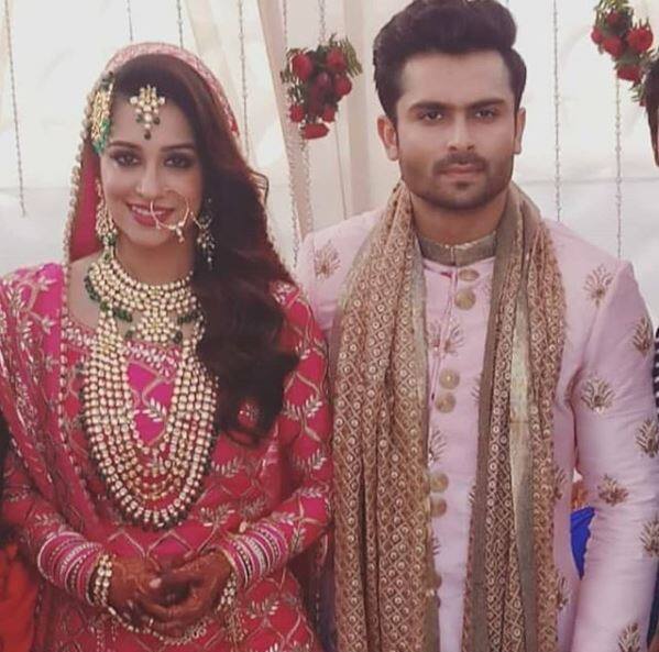 Here's a picture from Shoaib & Dipika dressed as bride & groom from their wedding. (Photo: Instagram)