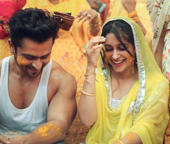 The traditional pre-wedding ceremonies were kicked off with their haldi ceremony. (Photo: Instagram)