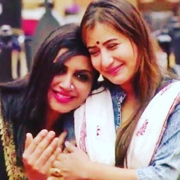 Arshi & Shilpa's relationship inside the 'Bigg Boss' house was like that of a mother & daughter. Arshi even gave Shilpa the name 'Shilma'. (Photo: Colors)