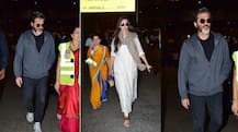 IN PICS: Anil Kapoor & daughter Sonam Kapoor look shattered at the airport as they return back after Sridevi's sudden death!
