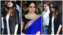 PICS: Madhuri Dixit & hubby offer condolences to Sridevi's family at Anil Kapoor's house!