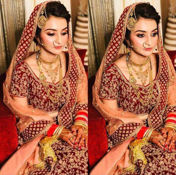 Here's a picture of Aprajita looking super-gorgeous as the bride. (Photo: Instagram)