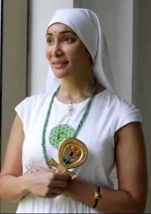 Later, she grabbed limelight after she became a 'nun'.