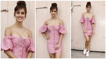 PICS: 'Baaghi 2' actress Disha Patani looks STUNNING in pink while promoting the film!