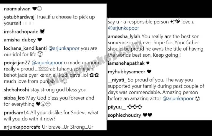 And here's how the fans and followers have been reacting to his latest post. They are all praise for the son he proved to be. 