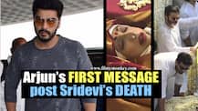 Step-son Arjun Kapoor's finally posts a message, 9 days after Sridevi's death & talks about being brave!