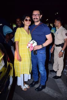 PICS: Aamir Khan's PASSIONATE KISS with wife Kiran Rao on his birthday!