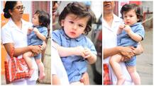 PICS: Taimur Ali Khan looks TOO ADORABLE as he gets snapped post his play school!