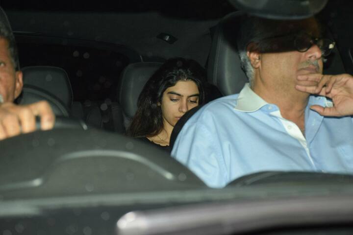 This was the first time when Boney & Khushi were spotted together after the 'Sadma' actress' demise. (Photo: Manav Manglani)