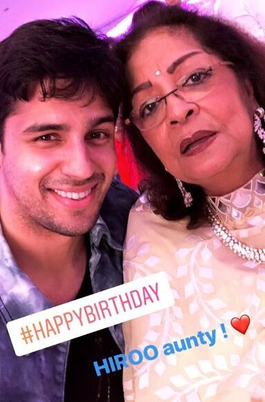 The celebration witnessed presence of many well known Bollywood celebrities and close ones. Sidharth Malhotra also took a selfie with KJo's mom and shared on his Instagram stories (Image- Instagram@karanjohar)