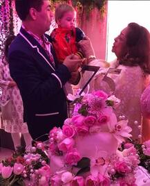 PARTY PICS: Karan Johar celebrates his mom's 75th birthday