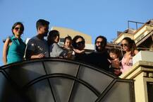 IN PICS: Saif-Kareena, son Taimur along with Soha-Kunal & baby Inaaya pose for the perfect family click!