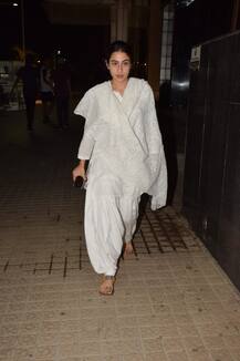 IN PICS: Saif Ali Khan's daughter Sara looks every inch of a GIRL-NEXT-DOOR in white salwar-kameez post movie date!