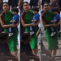 These NEW PICS of Taimur snuggling up in his mommy Kareena Kapoor's arms is a proof that baby nawab is a mama's boy!