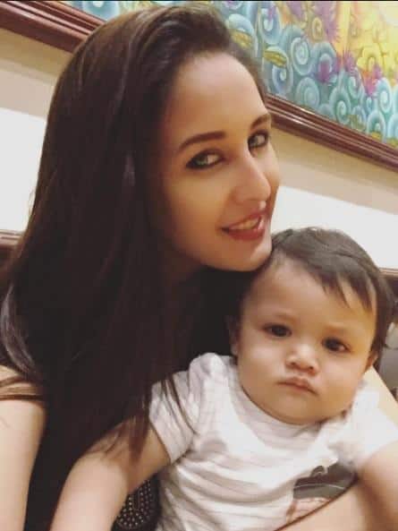Chahatt is also mother to a little more than one-year-old daughter Zohar and the actress is in love with her baby girls! 