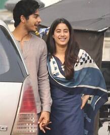 LEAKED PICS! Janhvi Kapoor walking hand-in-hand with Ishaan Khatter proves that they share a crackling chemistry in 'Dhadak'!