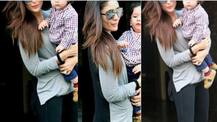 IN PICS: BABY Taimur steps out with mommy Kareena Kapoor in a new hairstyle looking CUTE beyond words!