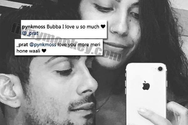 Their romantic exchange on social media is also melting our hearts. Look at how Sanya adorably address Prateik as 'Bubba' and he in return calls her 