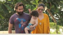 IN PICS: Saif Ali Khan spends time with wife Kareena & son Taimur post his acquittal in Blackbuck Poaching Case!