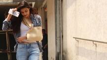 IN PICS: Bollywood actress Athiya Shetty spotted with an INJURED arm outside clinic!