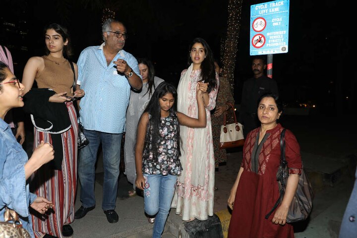 The family is slowly getting over the demise of Sridevi & are moving on in their life. (Photo: Manav Manglani)