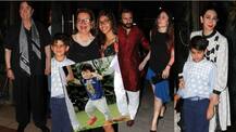 IN PICS: Saif-Kareena, Karisma and her kids, Randhir Kapoor at Babita Kapoor’s birthday bash BUT where is Taimur?