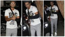 PICS: Injured Ranveer Singh in all smiles as he gets snapped post visit to physiotherapist!