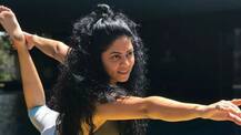 IN PICS: TV actress Kavita Kaushik beats the summer heat by the pool practicing yoga!
