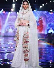 SEE PICS: Sonam Kapoor looks DROP-DEAD-GORGEOUS as she walks the ramp in her bridal avatar!