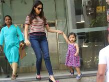 IN PICS: Shahid Kapoor's PREGNANT WIFE Mira Rajput flaunts her BABY BUMP at daughter Misha Kapoor's playschool!