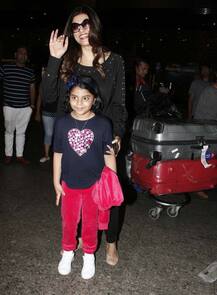 IN PICS: Sushmita Sen CLICKED with her beautiful daughters- Renne & Alisah at the Airport!