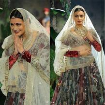 IN PICS: Dia Mirza looks BREATHTAKINGLY GORGEOUS as a ROYAL BRIDE as she walks the ramp at ICW 2017 for Anju Modi!