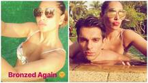 Bipasha Basu & Karan Singh Grover chill in POOL as they celebrate 2nd wedding anniversary in Goa!