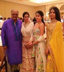 65th National Film Awards: Late Sridevi's daughters Janhvi-Khushi & hubby Boney Kapoor reach Delhi to receive her award!