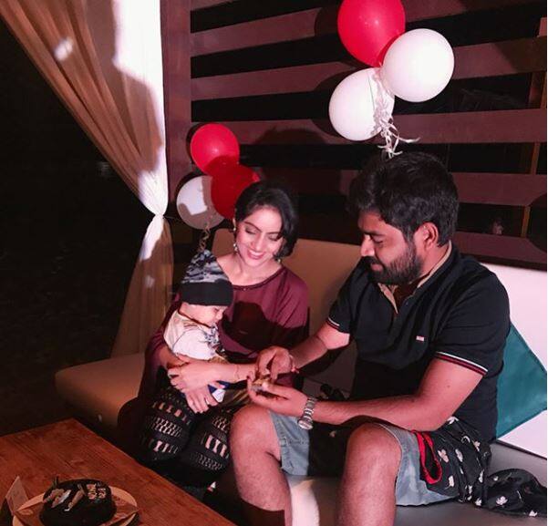 Deepika posted few pictures from her 4th wedding anniversary celebration on her Instagram account with the caption,
