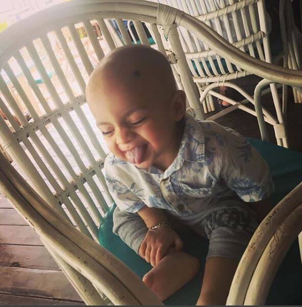 Picture posted on baby Soham's Instagram account with the caption,