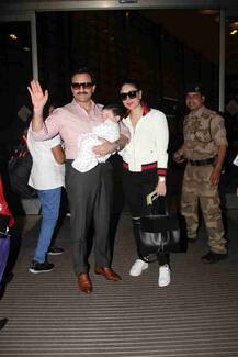 VIRAL PICS: Taimur Ali Khan spotted in Switzerland with Mom Kareena & Dad Saif!